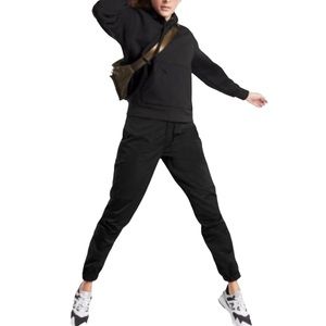 Athleta Radiant Joggers Lightweight Zipper Pockets Jogger Pants Black Size 14